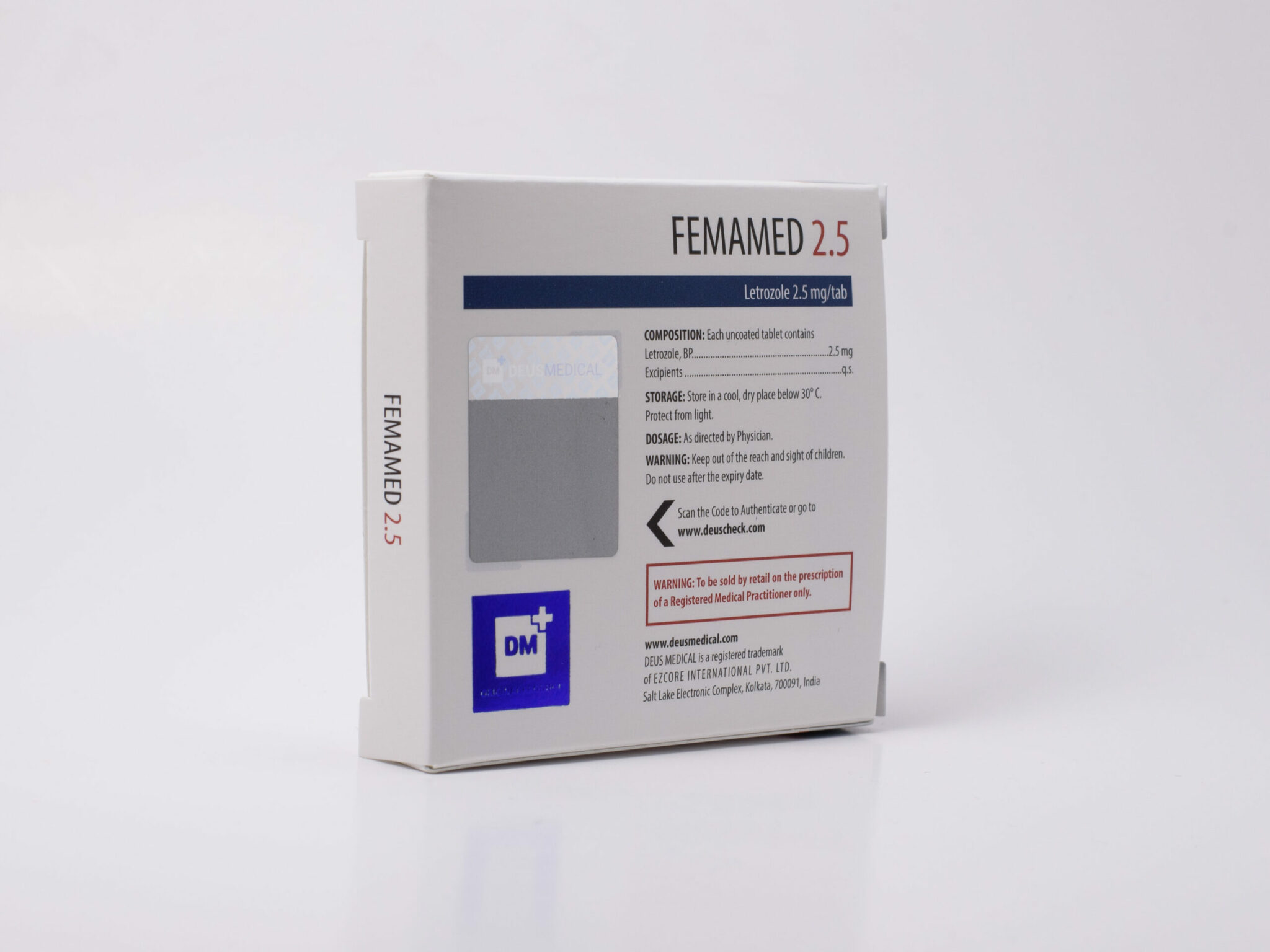 Femamed 2.5mg – Letrozole – Deus Medical - Image 4