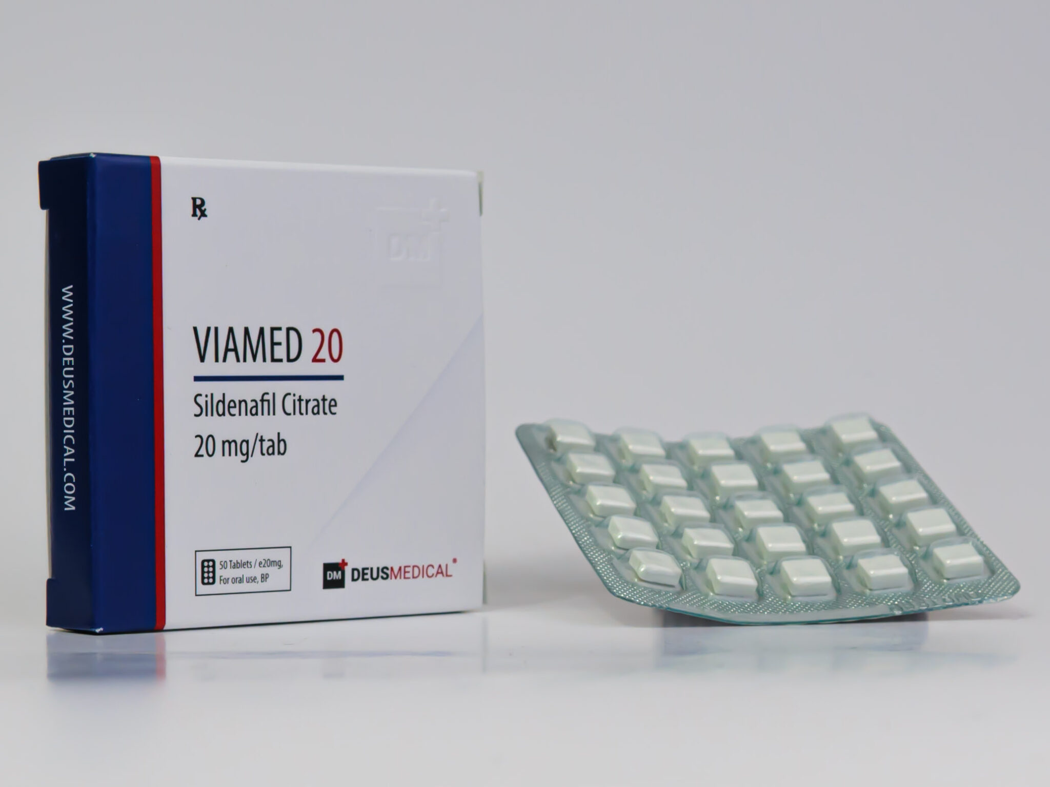 Viamed 20mg – Sildenafil – Deus Medical - Image 3