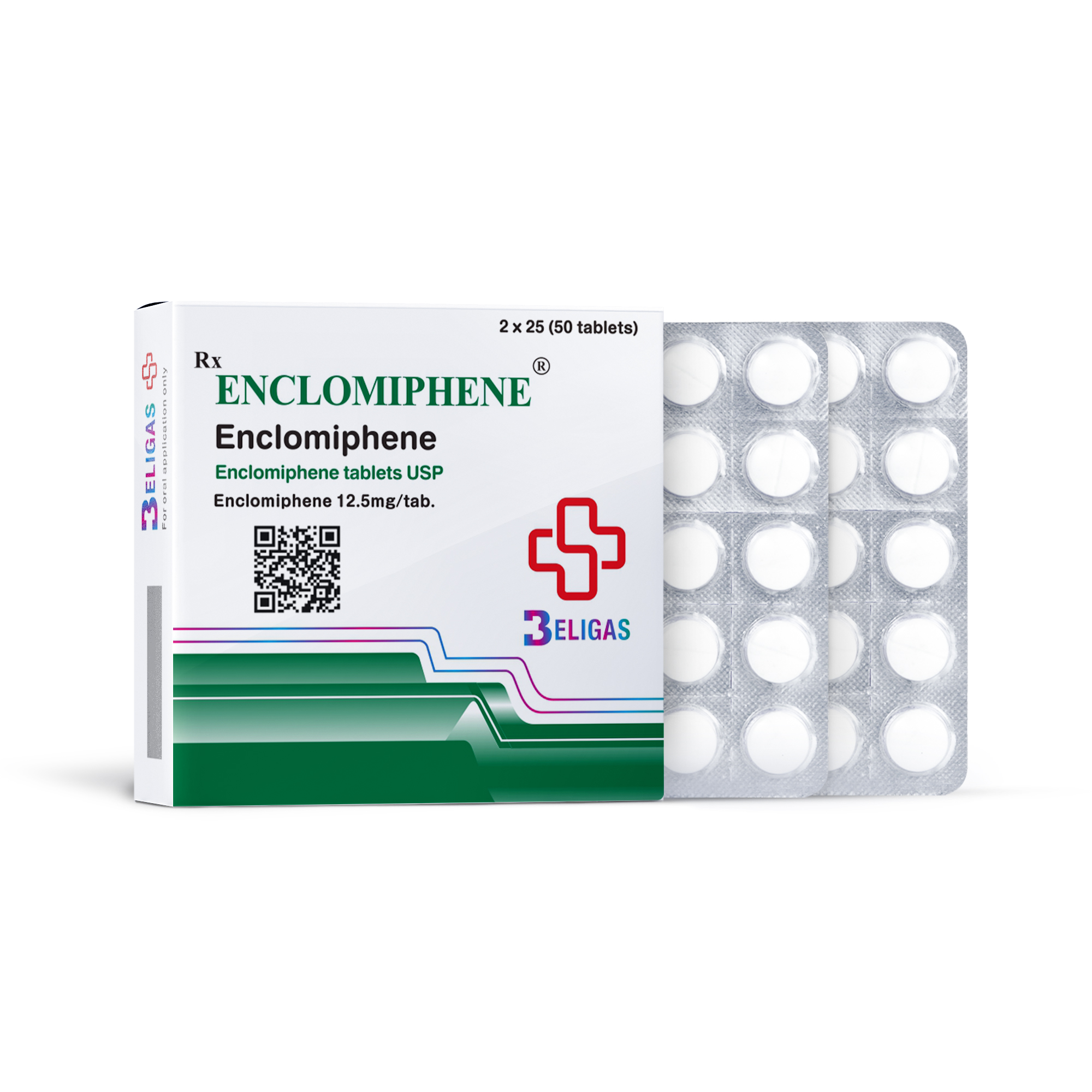 Enclomiphene® <p class="fgs">Enclomiphene 12.5mg</p>
