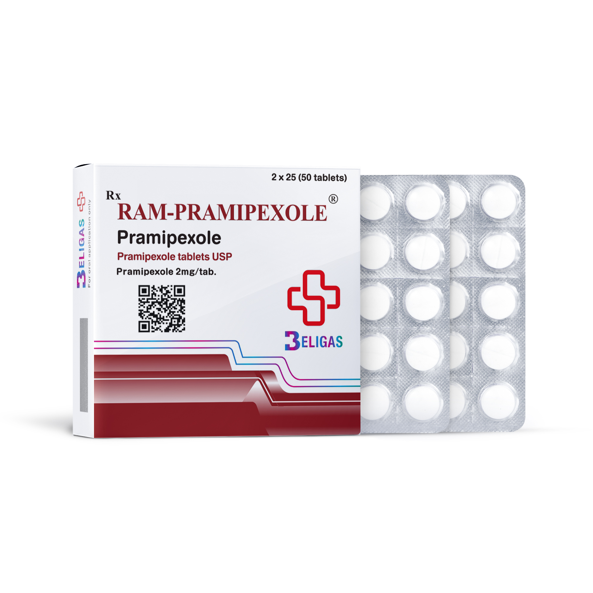 RAM-PRAMIPRAXOLE® <p class="fgs">Pramipraxole 2mg</p>